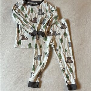 Burt’s Bees Unisex Wolf Pajamas 3T